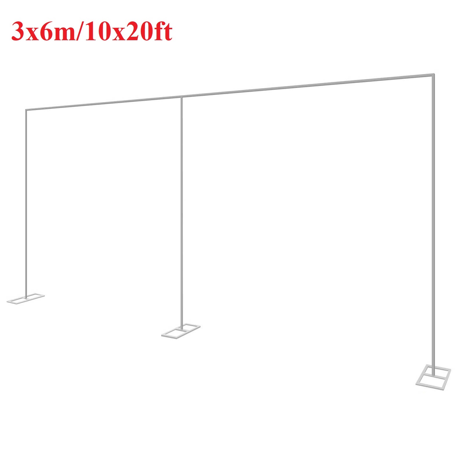 Wedding Balloon Arch - 3x6 m/10x20ft Metal Düğün Kemer Standı