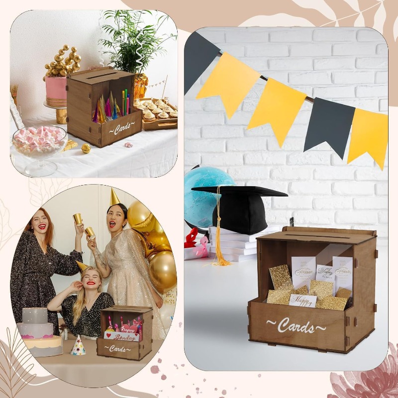 DIY Ahşap Düğün Kart Kutusu De - Wedding Card Box incelemesi ve fiyatı