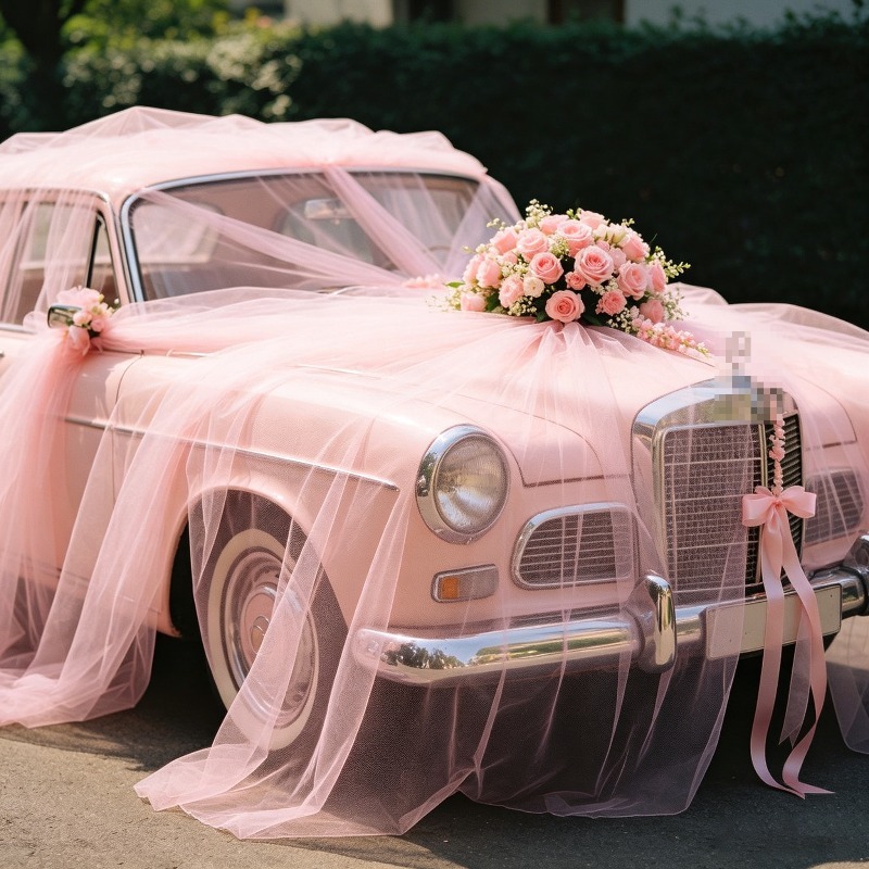 Açık Pembe Şeffaf Tül Tavan Pe - Wedding Balloon Arch incelemesi ve fiyatı