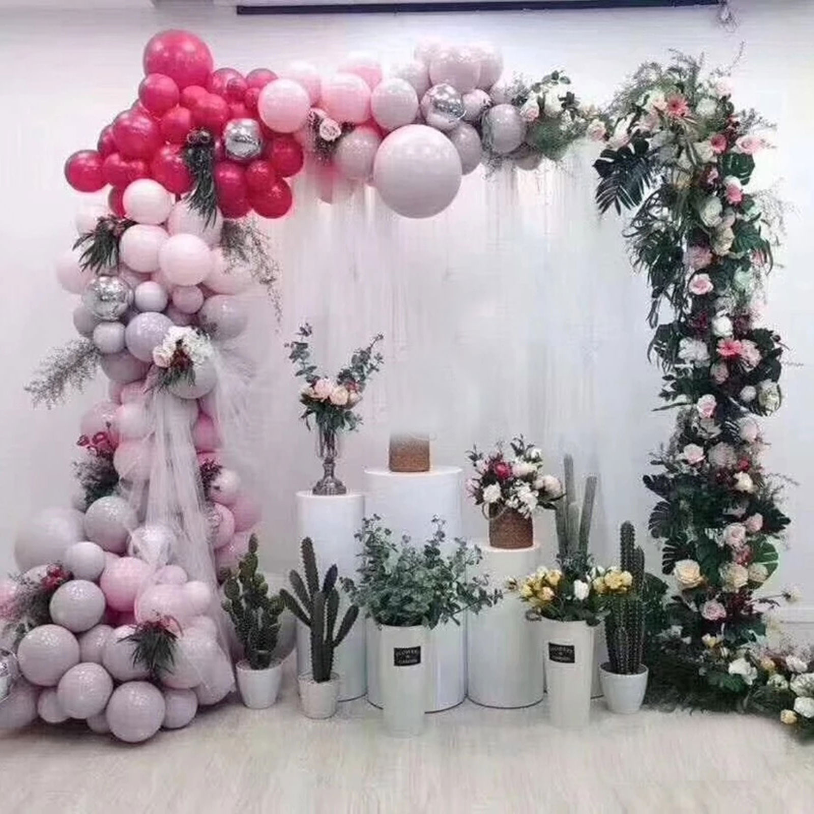 2.1x2 m/79x83 inç Altın Düğün  - Wedding Balloon Arch incelemesi ve fiyatı