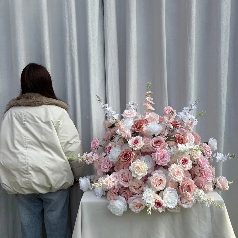 Lüks İpek Yapay Çiçek Topu Yük - Wedding Supply Factory incelemesi ve fiyatı