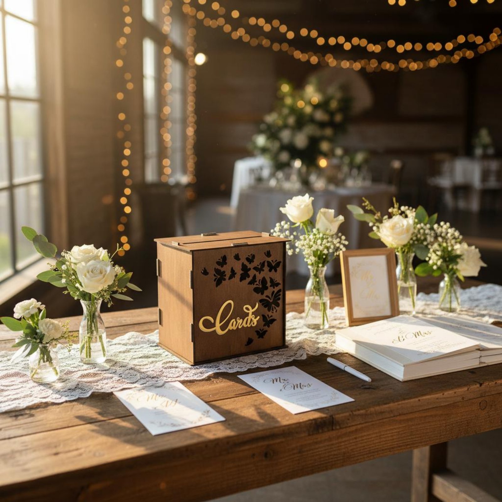 Düğün Kart Kutusu Kart Yuvası  - Wedding Card Box incelemesi ve fiyatı