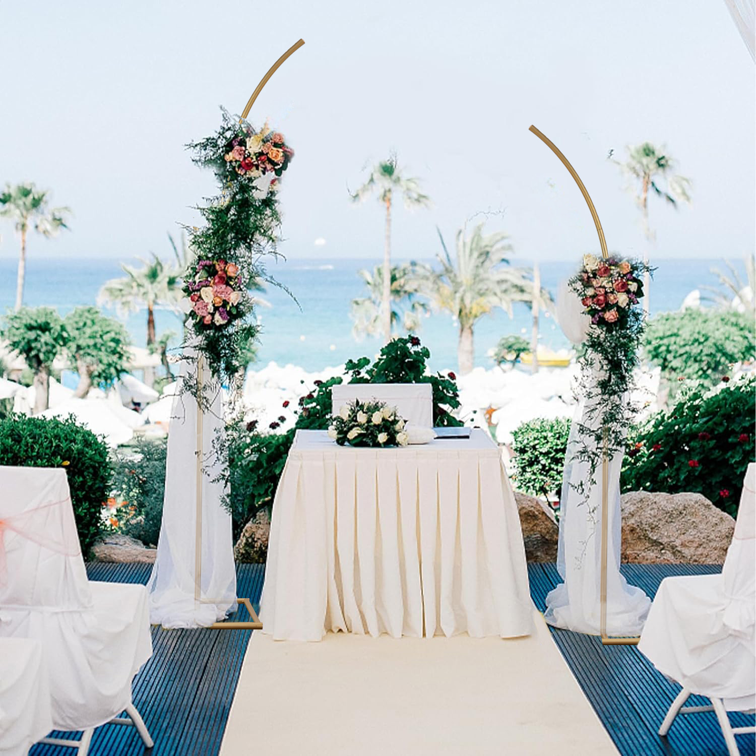 2 Adet Metal Kavisli Üstlü Ark - Wedding Balloon Arch incelemesi ve fiyatı