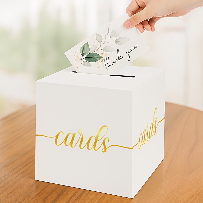 4 adet Beyaz Düğün Kartı, Altı - Wedding Card Box incelemesi ve fiyatı