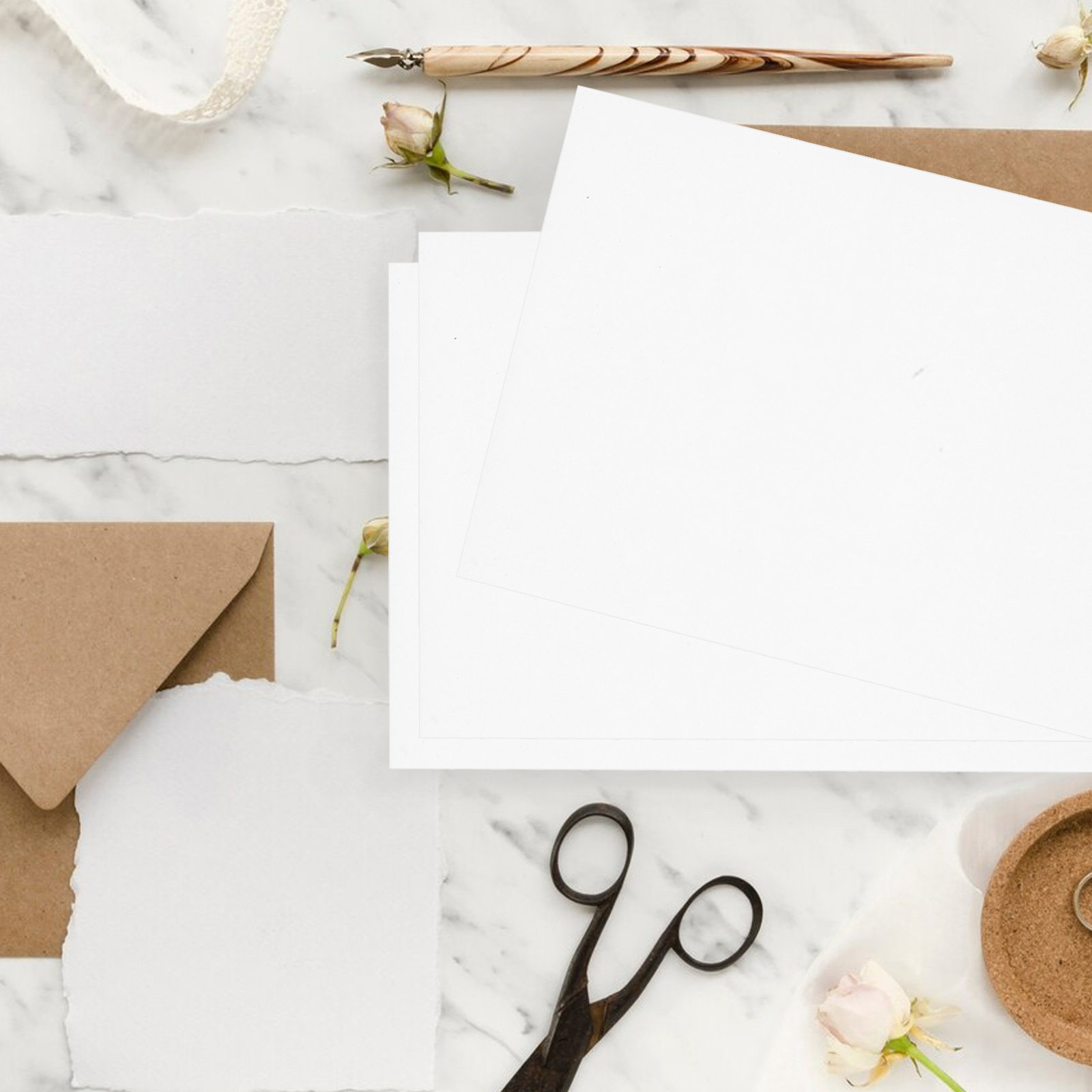 50 Adet Beyaz Kalın Karton Lev - Papercraft Supply Invitation incelemesi ve fiyatı