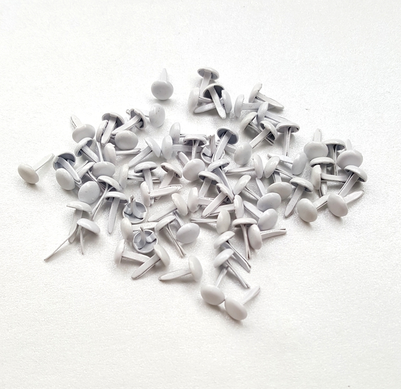 500 adet 5mm beyaz Metal Brads - Papercraft Supply Invitation incelemesi ve fiyatı